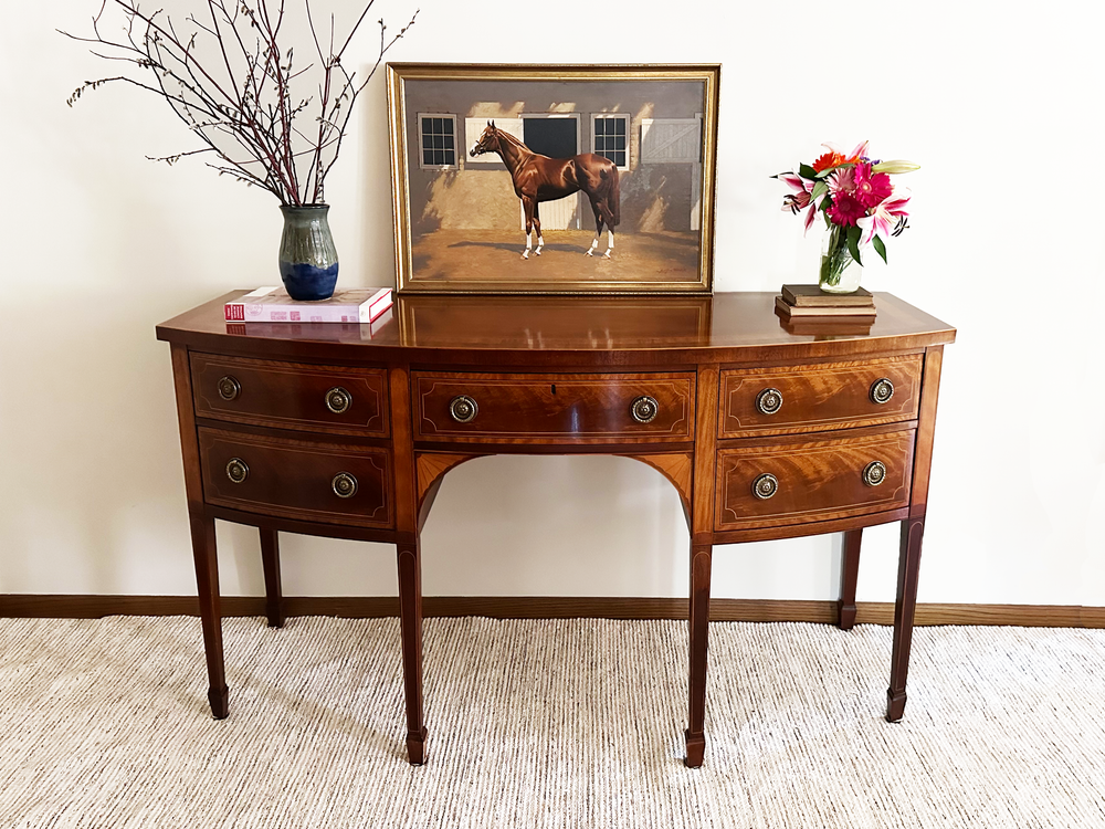 Baker Furniture Company Hepplewhite Historic Charleston Sideboard Buffet Server