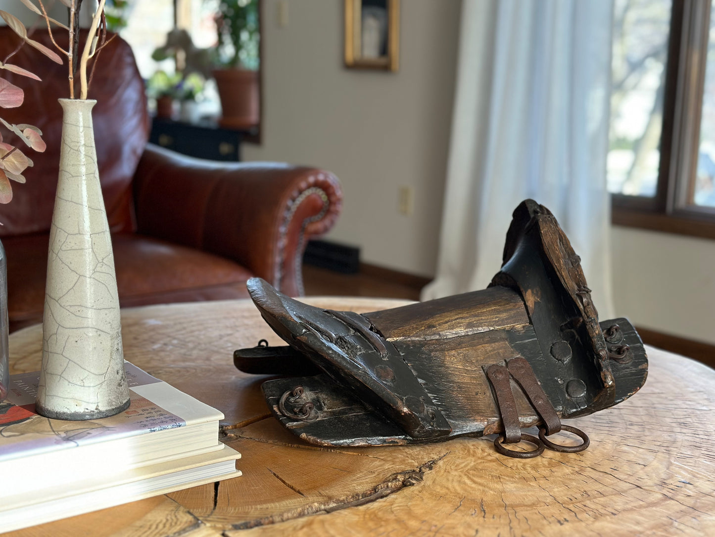 Antique Horse Saddle, 1800s Tibetan Horse Saddle