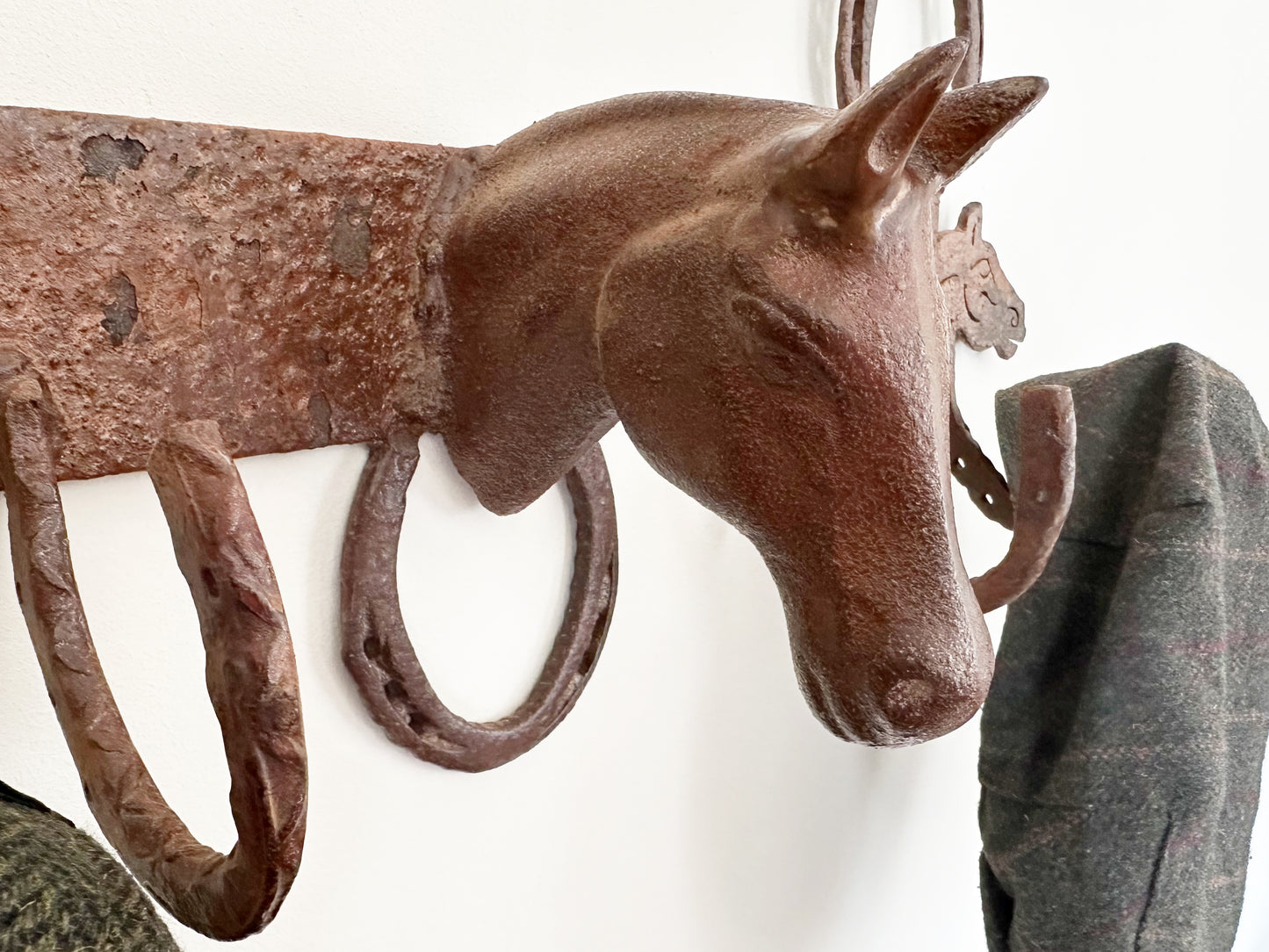 Horse Coat Rack, Primitive Western Decor