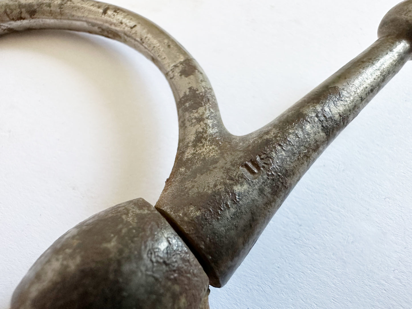 Antique Horse Snaffle Bit, 1910 US Cavalry Collectable