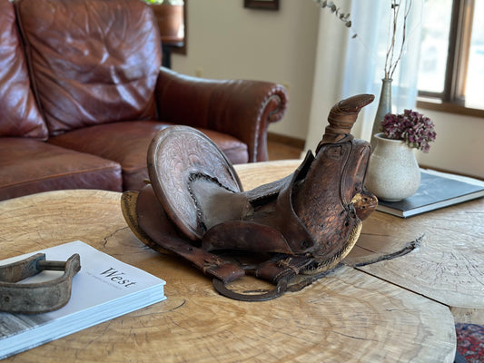 Vintage Horse Saddle Tree, 1920's E. G. Noble of Heppner Oregon