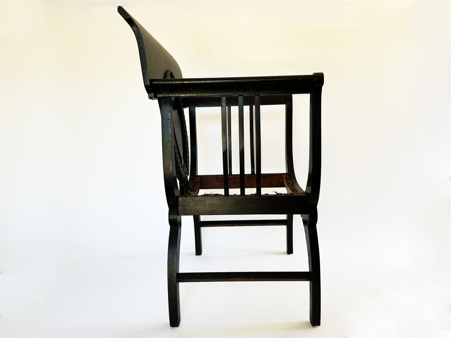 Antique Savonarola Chair, 1900's Antique chair