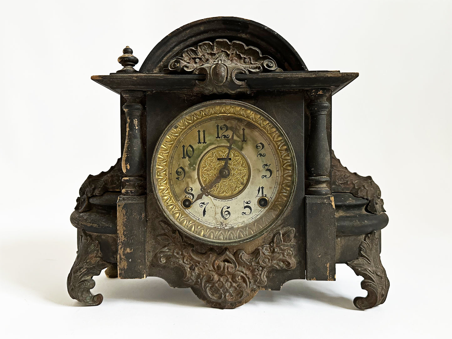 Antique Mantle Clock, The E. Ingraham Company, Antique Victorian Decor