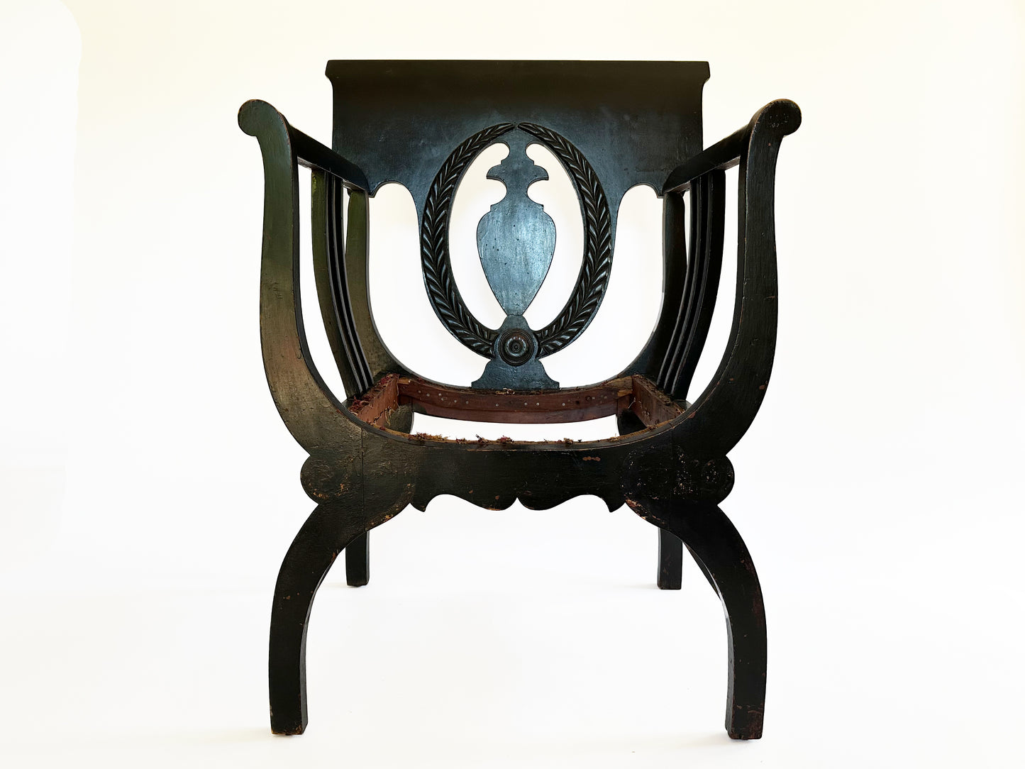 Antique Savonarola Chair, 1900's Antique chair