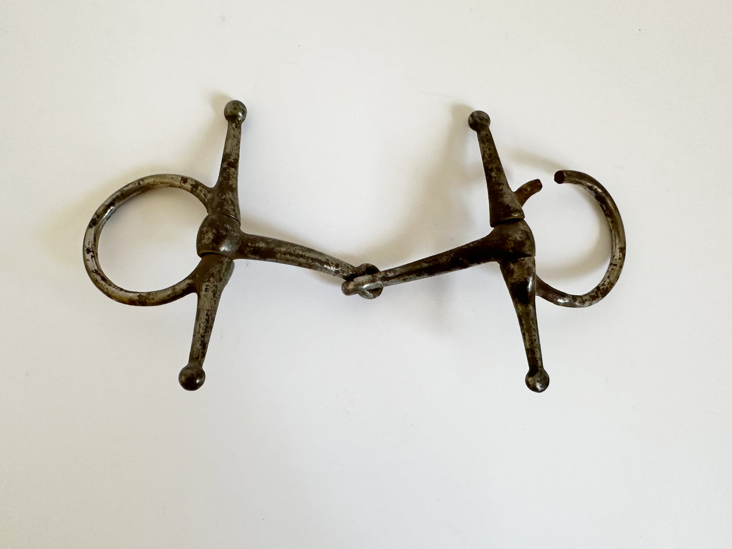 Antique Horse Snaffle Bit, 1910 US Cavalry Collectable