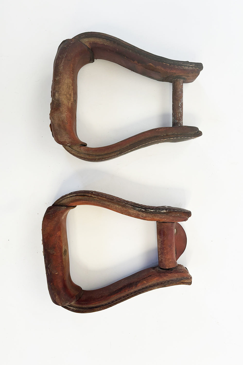 1940s Antique Western Horse Saddle Stirrups