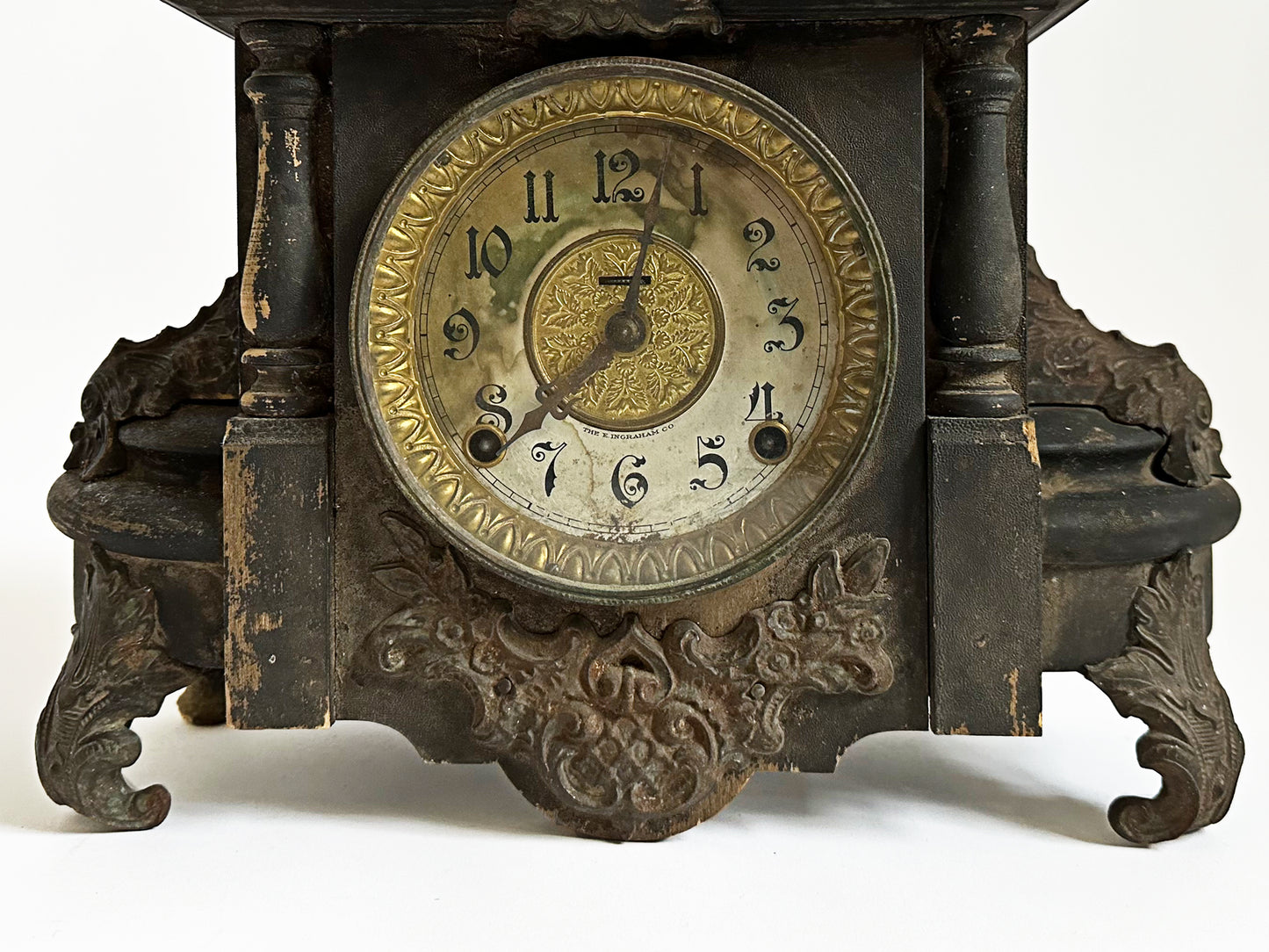 Antique Mantle Clock, The E. Ingraham Company, Antique Victorian Decor