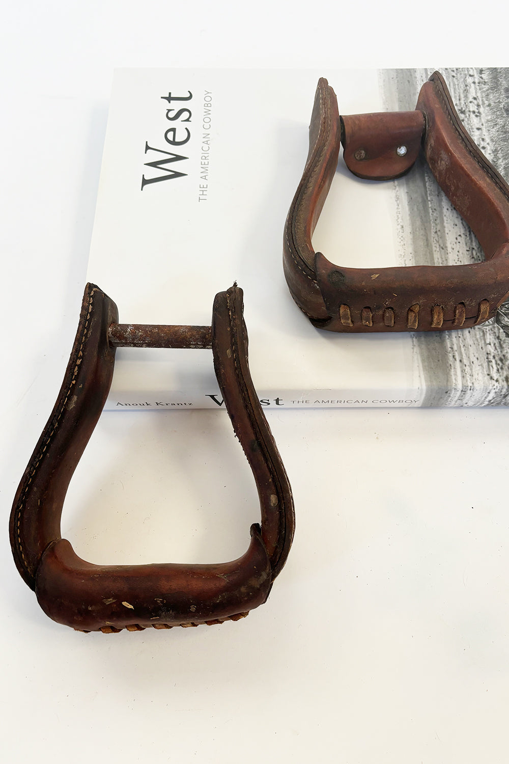 1940s Antique Western Horse Saddle Stirrups