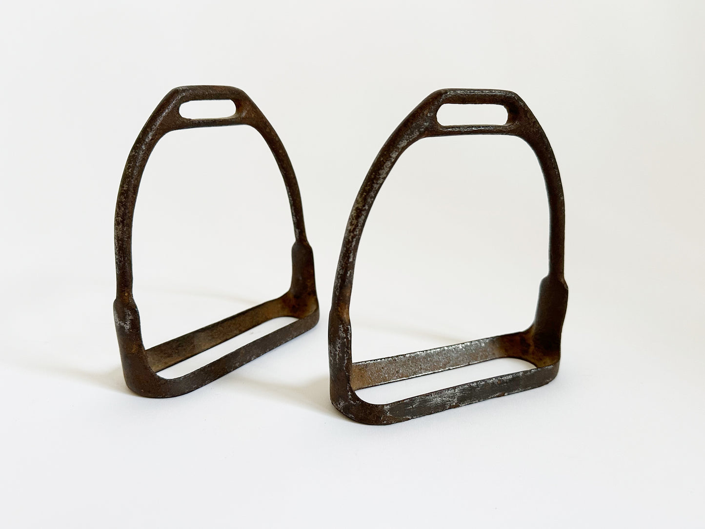 Antique Horse Saddle Stirrups, US Cavalry, Set of 2