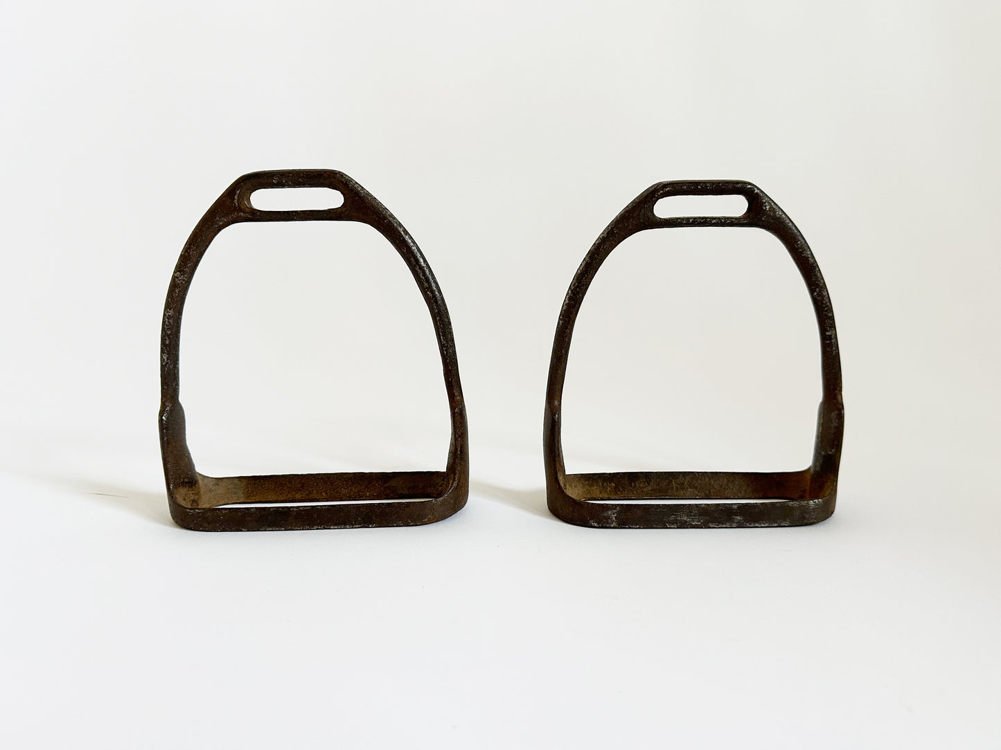 Antique Horse Saddle Stirrups, US Cavalry, Set of 2