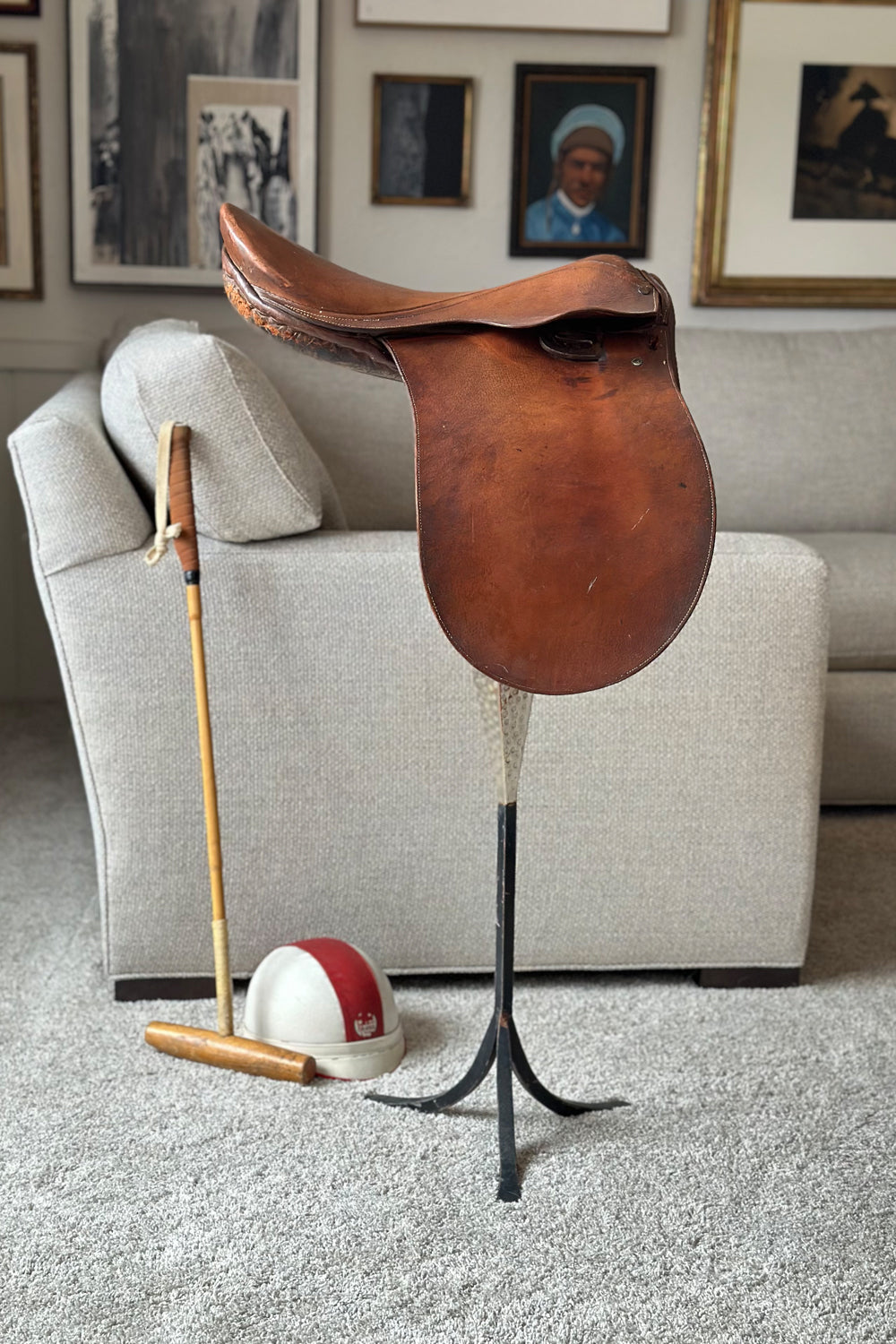 1960s Vintage Bamboo Polo Mallet