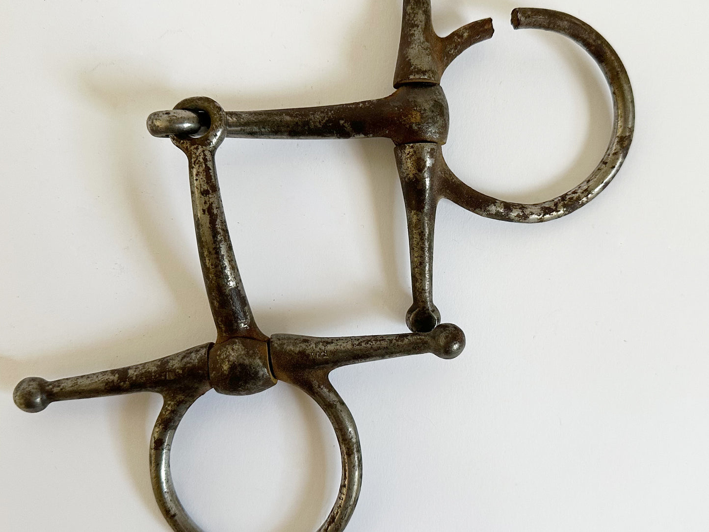 Antique Horse Snaffle Bit, 1910 US Cavalry Collectable