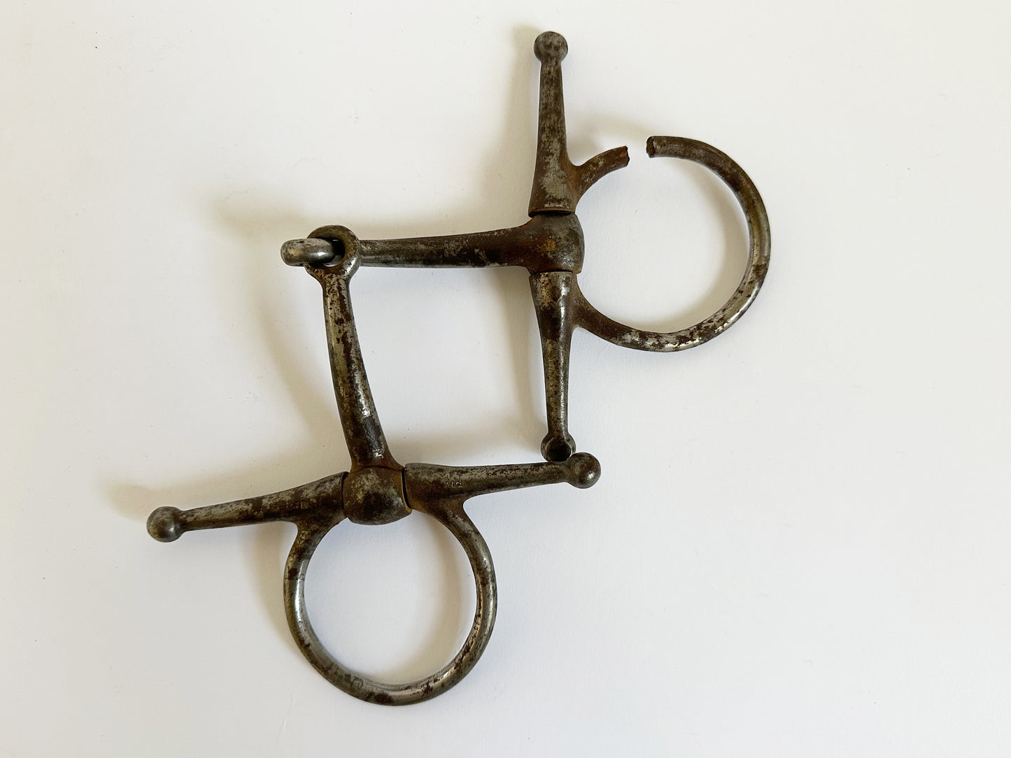 Antique Horse Snaffle Bit, 1910 US Cavalry Collectable