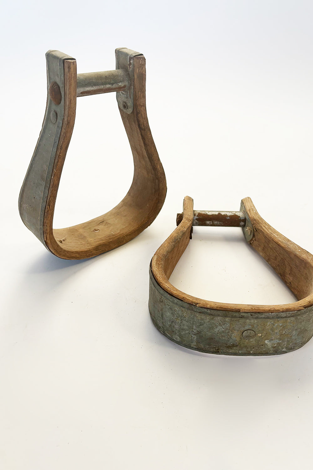 1930s Antique Western Horse Saddle Stirrups