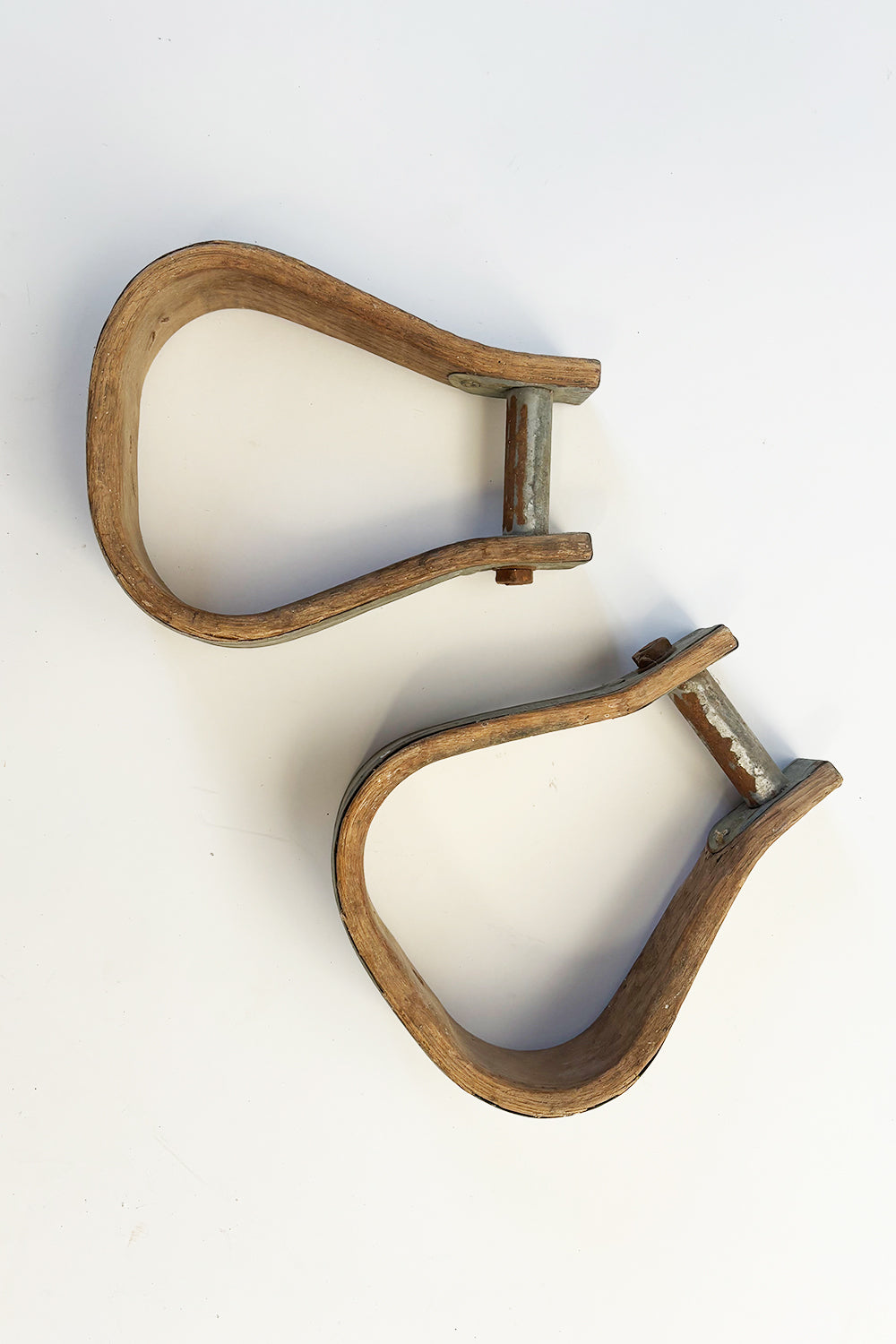 1930s Antique Western Horse Saddle Stirrups