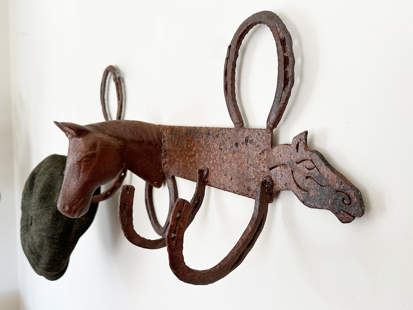 Horse Coat Rack, Primitive Western Decor