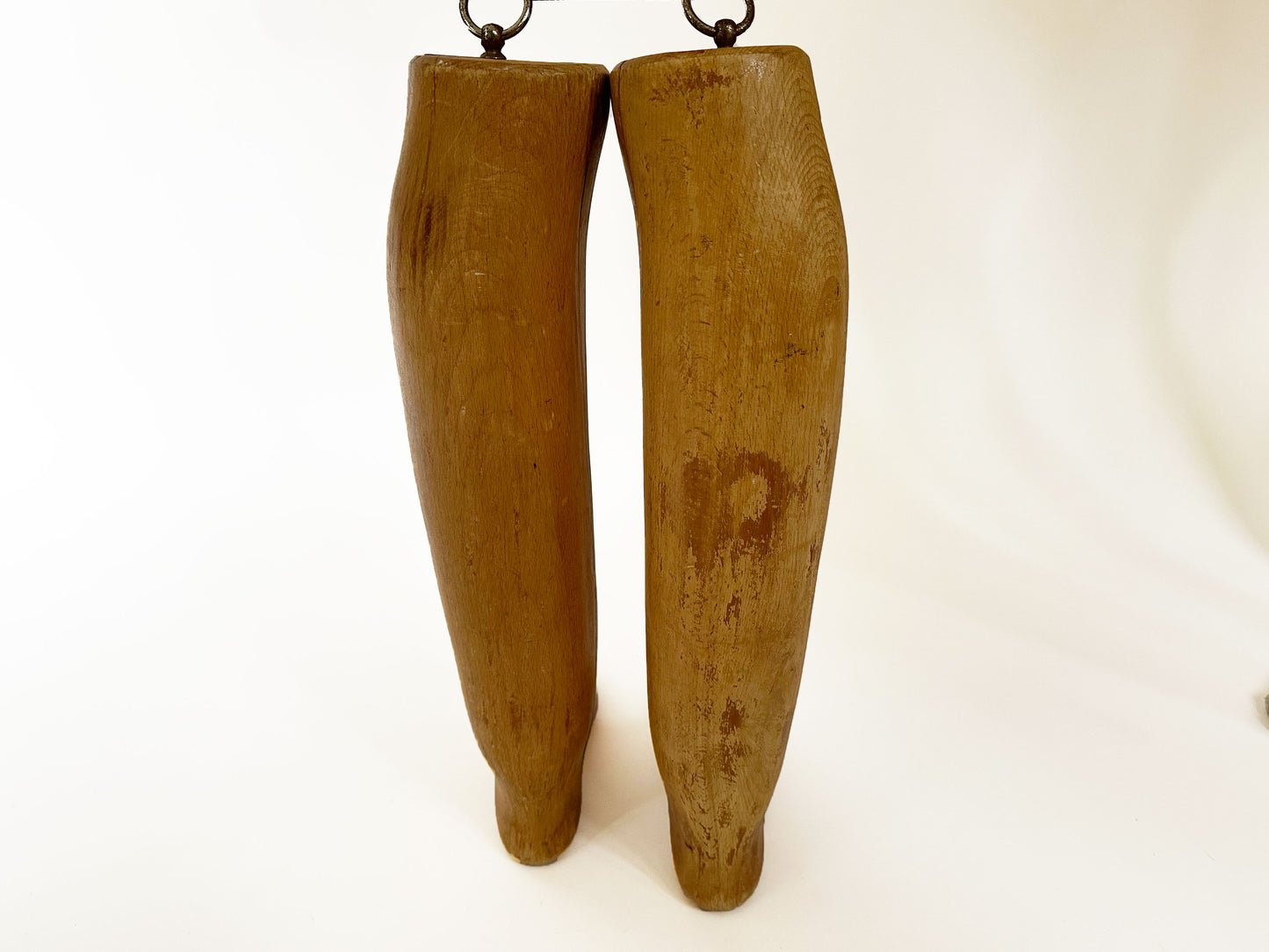 Antique Equestrian Riding Boots, Wood Boot Trees