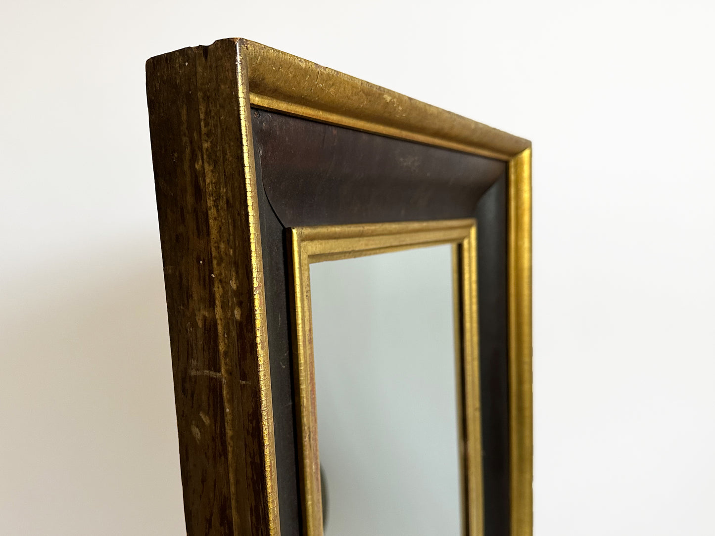 Antique Mirror, 19th Century Empire Style Large Rectangular Mirror