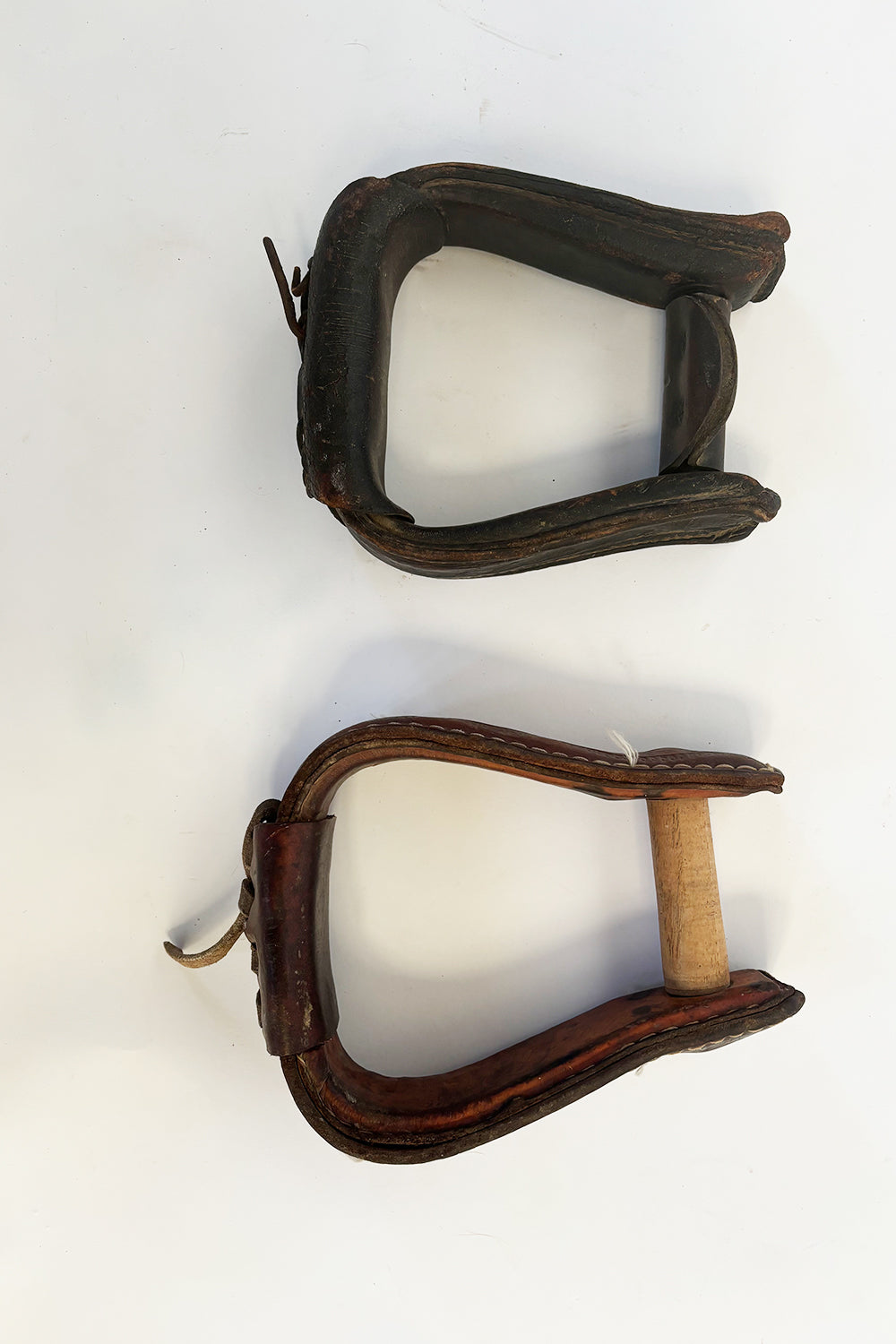 1940s Antique Western Horse Saddle Stirrups