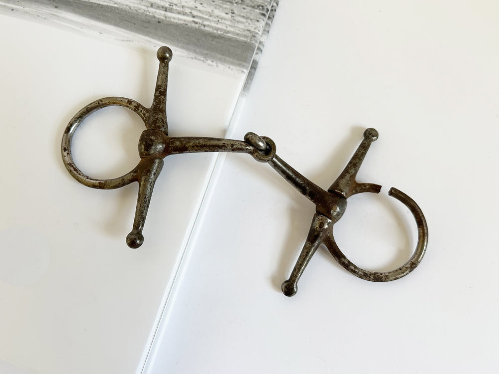 Antique Horse Snaffle Bit, 1910 US Cavalry Collectable