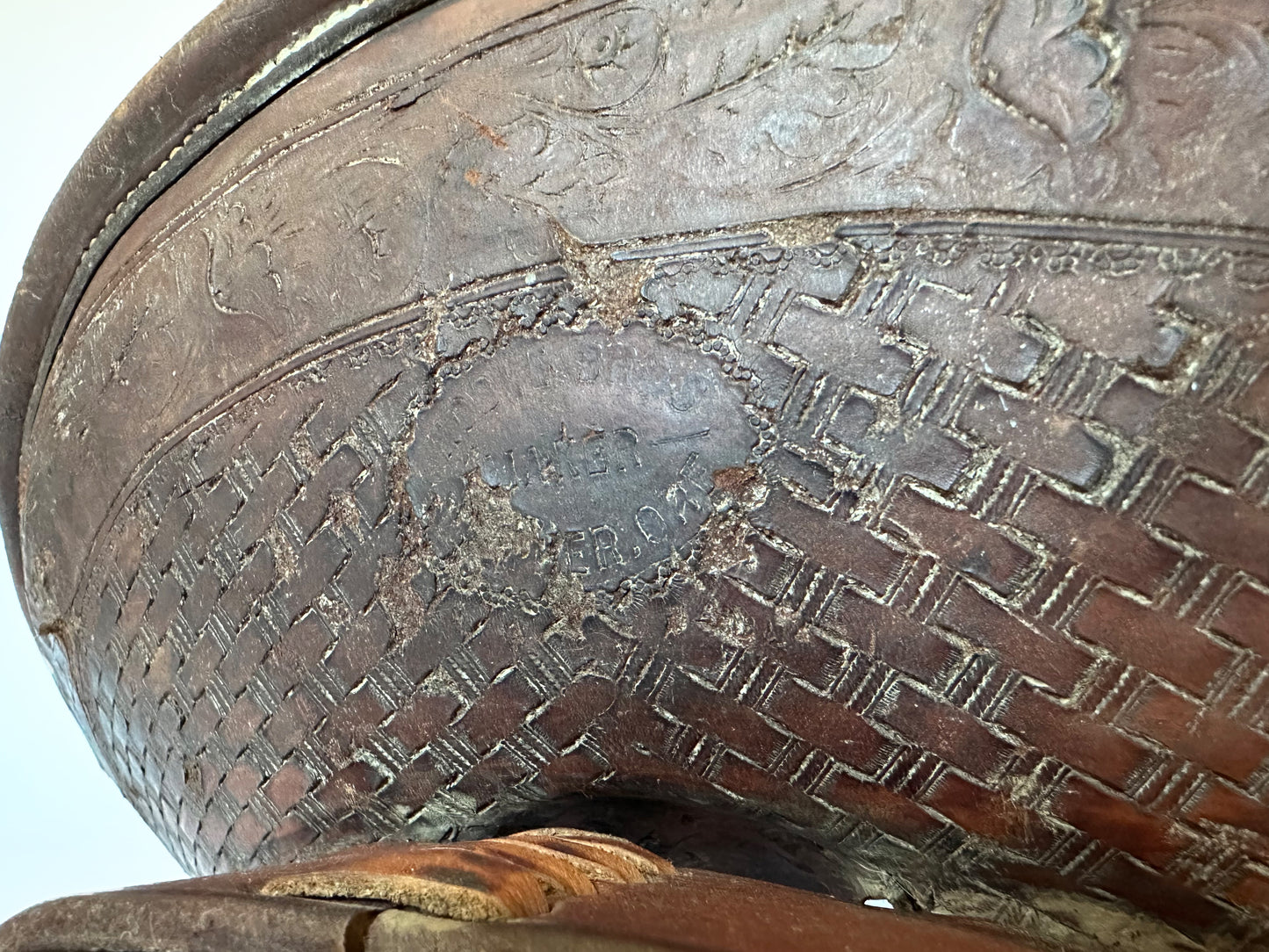 Vintage Horse Saddle Tree, 1920's E. G. Noble of Heppner Oregon