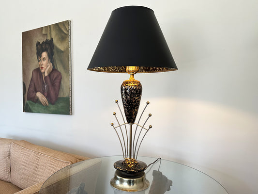 Vintage Atomic Lamps, Set of 2 1950's Vintage Table Lamps