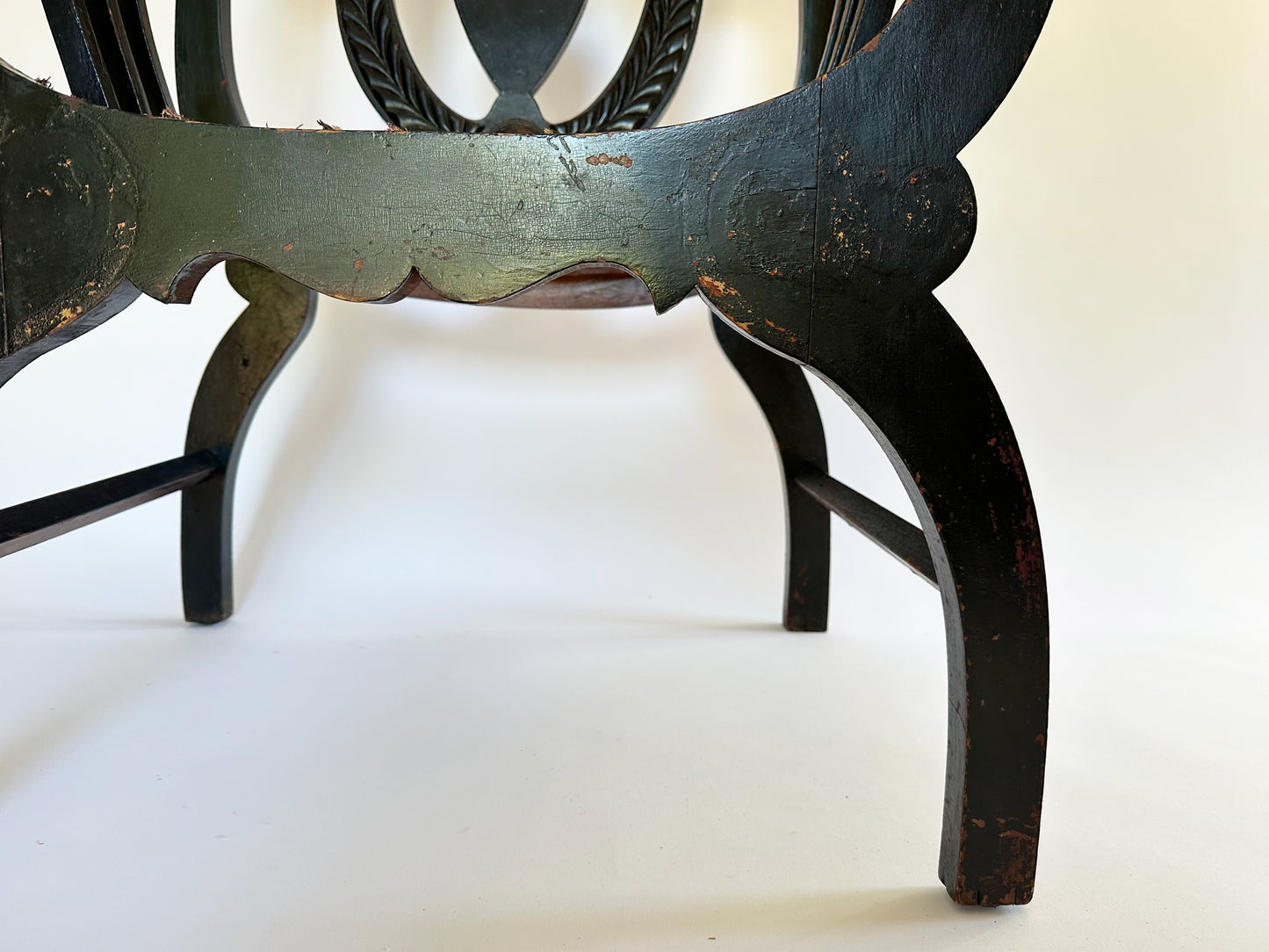 Antique Savonarola Chair, 1900's Antique chair