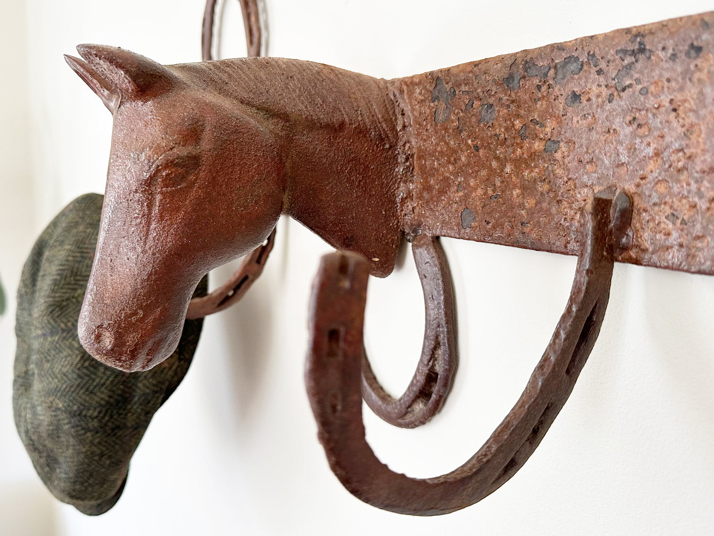 Horse Coat Rack, Primitive Western Decor