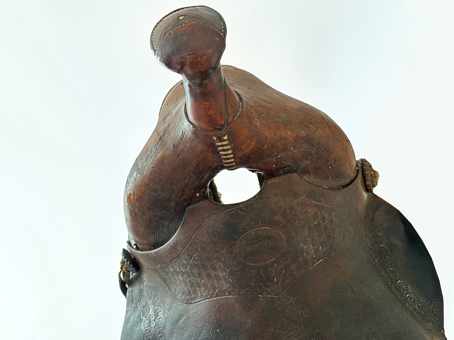 1880s S.C. Gallup Pueblo Colorado Antique Western Leather Horse Saddle