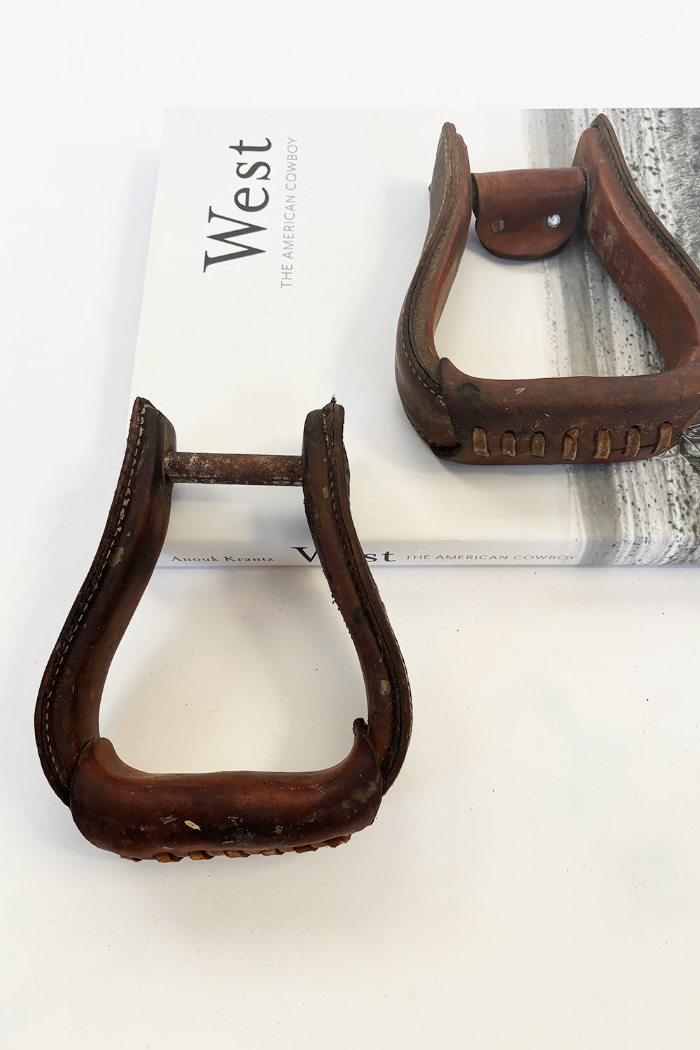 1940s Antique Western Horse Saddle Stirrups