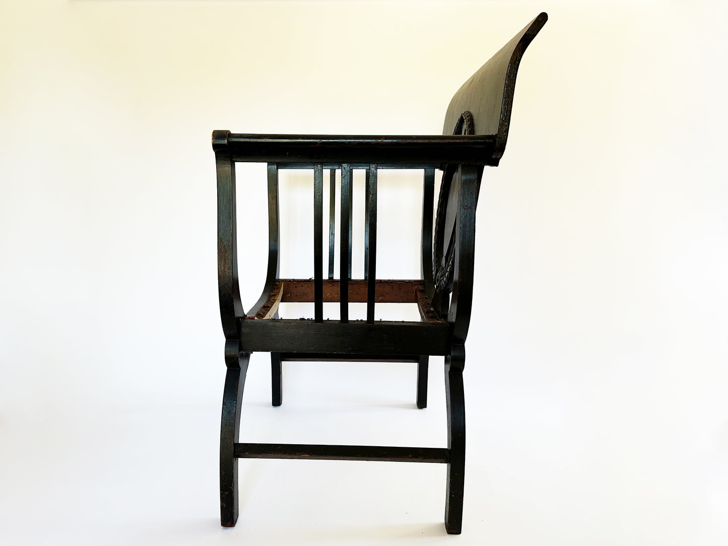 Antique Savonarola Chair, 1900's Antique chair