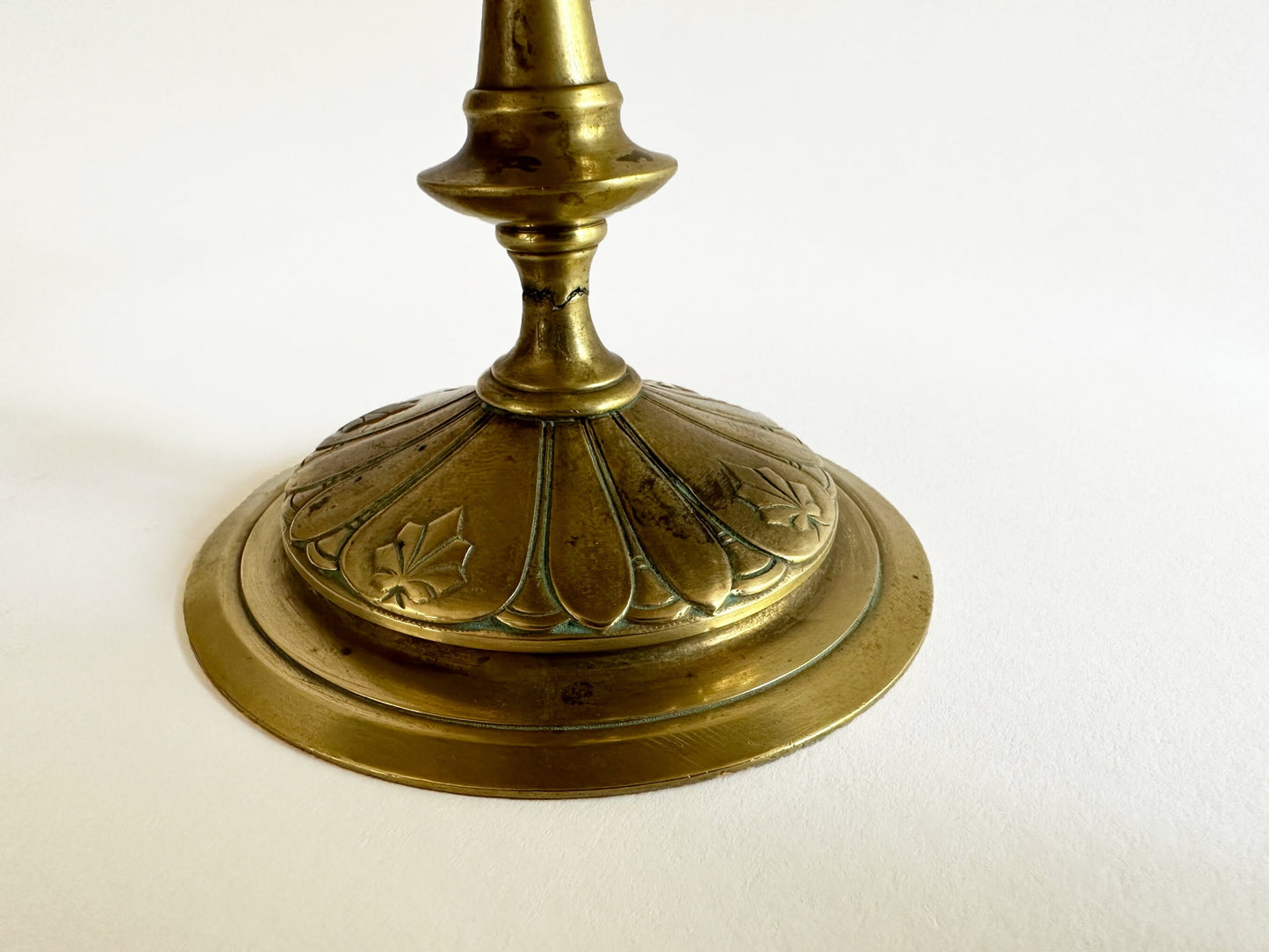 Jewelry Dish Stand Vintage Mid Century Ornate Victorian Style Brass Tazza Dish For Shelf Table Mantle Bathroom Decor