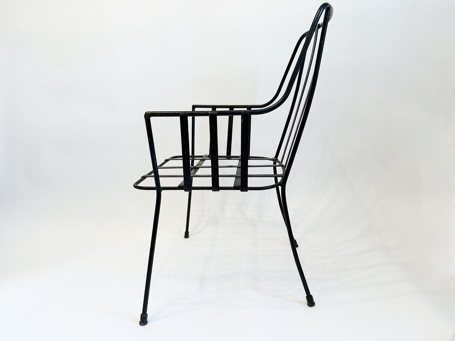 Mid Century Patio Furniture, Vintage Patio Chair Paul Laszlo For Pacific Iron Wrought Iron Patio Chair, Vintage Outdoor Patio Chairs