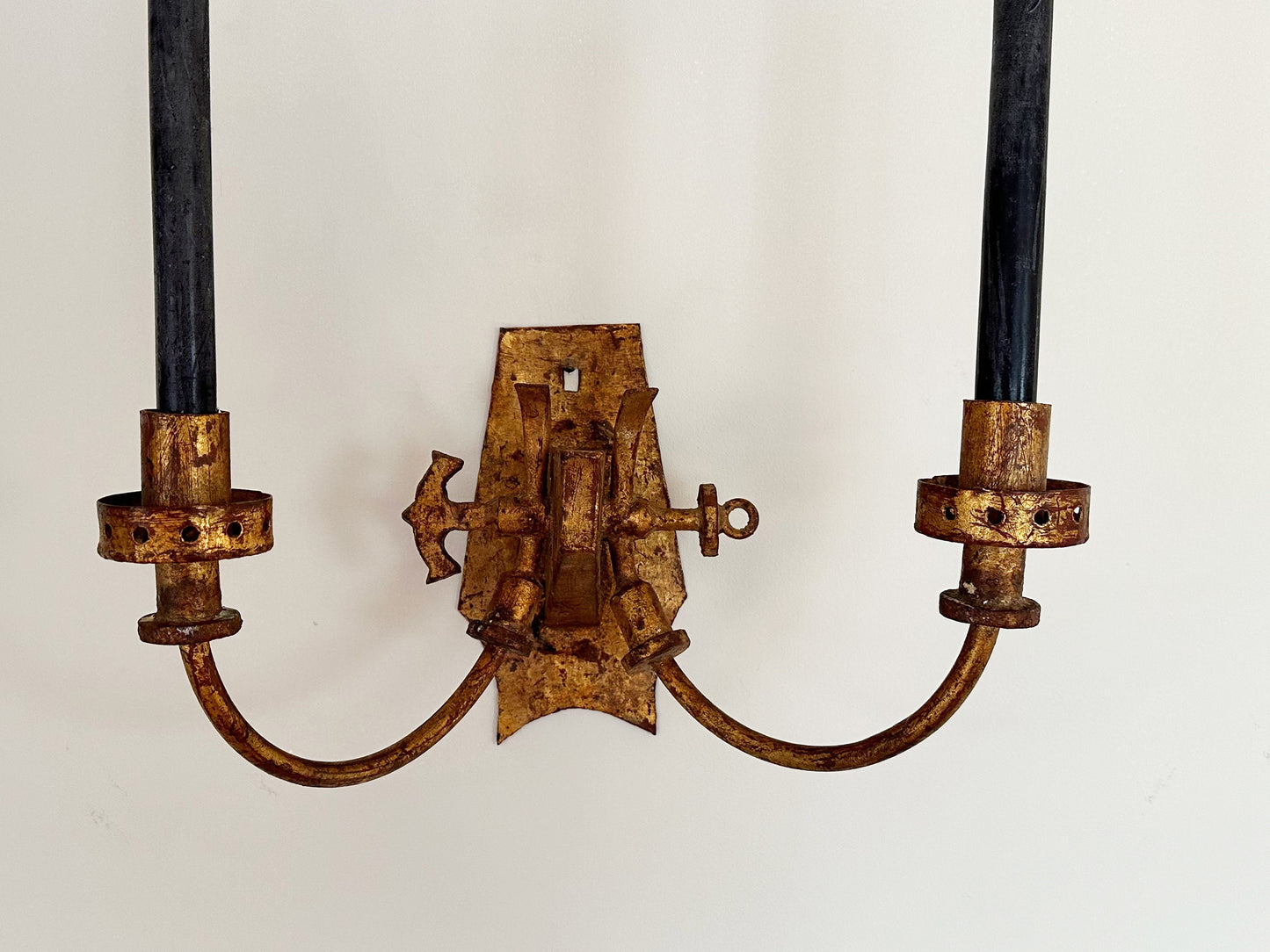 Vintage Wall Sconce Candle Holder Candelabra Spanish Style Wall Sconce Candleholder Spanish Gothic Decor